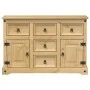 Corona Sideboard aus massivem Kiefernholz 115x40x76 cm von vidaXL, Sideboards - Ref: Foro24-4005680, Preis: 258,07 €, Rabatt: %