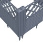 Pflanzgefäß mit Stiften PP grau 123,5x43,5x43,5 cm von vidaXL, Töpfe und Pflanzgefäße - Ref: Foro24-368019, Preis: 55,73 €, R...