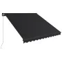 Manual retractable awning with anthracite gray LED 300x250 cm by vidaXL, Awnings - Ref: Foro24-3051243, Price: 276,97 €, Disc...