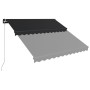 Manuelle einziehbare Markise mit anthrazitgrauer LED 300x250 cm von vidaXL, Markisen - Ref: Foro24-3051243, Preis: 277,90 €, ...