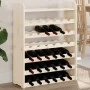 Wine rack with solid pine wood top board 67.5x25x87 cm by vidaXL, Wine racks - Ref: Foro24-4007560, Price: 44,42 €, Discount: %
