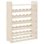 Wine rack with solid pine wood top board 67.5x25x87 cm by vidaXL, Wine racks - Ref: Foro24-4007560, Price: 44,42 €, Discount: %