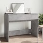 Concrete gray dressing table with mirror 100x45x76 cm by vidaXL, Bedroom Dressers - Ref: Foro24-840698, Price: 113,45 €, Disc...