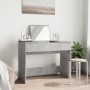 Concrete gray dressing table with mirror 100x45x76 cm by vidaXL, Bedroom Dressers - Ref: Foro24-840698, Price: 113,45 €, Disc...