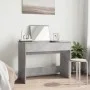 Concrete gray dressing table with mirror 100x45x76 cm by vidaXL, Bedroom Dressers - Ref: Foro24-840698, Price: 111,55 €, Disc...