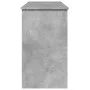 Concrete gray dressing table with mirror 100x45x76 cm by vidaXL, Bedroom Dressers - Ref: Foro24-840698, Price: 111,55 €, Disc...