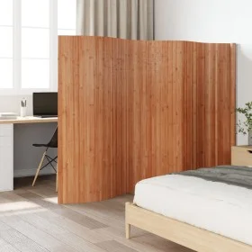 Biombo divisor de bambú marrón 165x400 cm de vidaXL, Divisores de ambientes - Ref: Foro24-376999, Precio: 111,86 €, Descuento: %