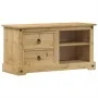 Corona TV cabinet solid pine wood 100x40x52 cm by vidaXL, TV Furniture - Ref: Foro24-4005668, Price: 126,49 €, Discount: %