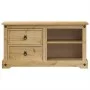 Corona TV cabinet solid pine wood 100x40x52 cm by vidaXL, TV Furniture - Ref: Foro24-4005668, Price: 126,49 €, Discount: %