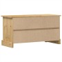 Mueble de TV Corona madera maciza de pino 100x40x52 cm