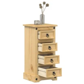 Corona Nachttisch aus massivem Kiefernholz 35x32,5x74 cm von vidaXL, Nachttische - Ref: Foro24-4005654, Preis: 88,55 €, Rabat...