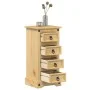 Corona bedside table solid pine wood 35x32.5x74 cm by vidaXL, Nightstands - Ref: Foro24-4005654, Price: 92,06 €, Discount: %