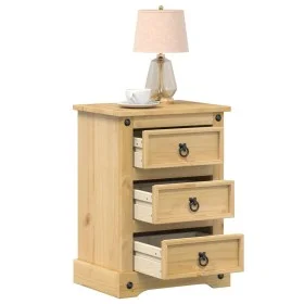Corona Nachttisch aus massivem Kiefernholz 45x35x64 cm von vidaXL, Nachttische - Ref: Foro24-4005656, Preis: 103,42 €, Rabatt: %