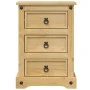 Corona bedside table solid pine wood 45x35x64 cm by vidaXL, Nightstands - Ref: Foro24-4005656, Price: 103,29 €, Discount: %