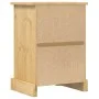 Corona bedside table solid pine wood 45x35x64 cm by vidaXL, Nightstands - Ref: Foro24-4005656, Price: 103,29 €, Discount: %