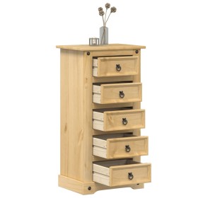 Corona Nachttisch aus massivem Kiefernholz 53x39x103 cm von vidaXL, Nachttische - Ref: Foro24-4005661, Preis: 131,19 €, Rabat...