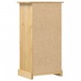 Mesita de noche Corona madera maciza de pino 53x39x103 cm de vidaXL, Mesitas de noche - Ref: Foro24-4005661, Precio: 131,12 €...