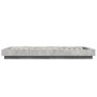 Estructura cama con luces LED madera gris hormigón 100x200 cm de vidaXL, Camas y somieres - Ref: Foro24-3281115, Precio: 156,...