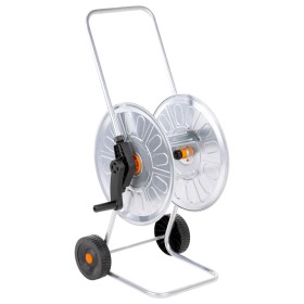 Carrito de rollo para manguera de 60 m 1/2" acero