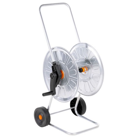 Hose roll cart 60 m 1/2" steel by vidaXL, Garden hose holder - Ref: Foro24-4005280, Price: 82,90 €, Discount: %