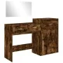 Smoked Oak Engineered Wood 3-Piece Vanity Set by vidaXL, Bedroom furniture sets - Ref: Foro24-3276522, Price: 150,48 €, Disco...
