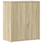 Engineered wood sideboard 2 pcs Sonoma oak 60x31x70 cm by vidaXL, Sideboards - Ref: Foro24-3276541, Price: 117,96 €, Discount: %