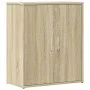 Engineered wood sideboard 2 pcs Sonoma oak 60x31x70 cm by vidaXL, Sideboards - Ref: Foro24-3276541, Price: 116,04 €, Discount: %