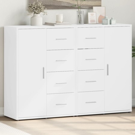 Sideboards 2 Einheiten, weißes Holzwerkstoff, 60 x 31 x 84 cm von vidaXL, Sideboards - Ref: Foro24-3276588, Preis: 208,66 €, ...