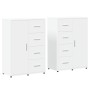 Sideboards 2 Einheiten, weißes Holzwerkstoff, 60 x 31 x 84 cm von vidaXL, Sideboards - Ref: Foro24-3276588, Preis: 208,66 €, ...