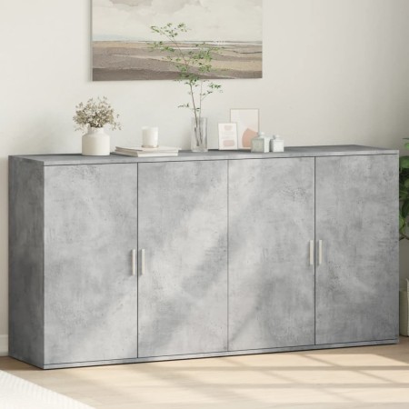 Sideboards 2 Stück betongraues Holzwerkstoff 79x38x80 cm von vidaXL, Sideboards - Ref: Foro24-3276605, Preis: 182,49 €, Rabat...