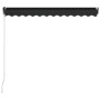 Toldo retráctil manual gris antracita 300x250 cm de vidaXL, Toldos - Ref: Foro24-3051237, Precio: 283,21 €, Descuento: %