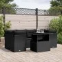 7-piece garden sofa set with black synthetic rattan cushions by vidaXL, Garden sets - Ref: Foro24-3266375, Price: 503,47 €, D...
