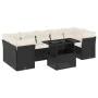 8-piece garden sofa set and black synthetic rattan cushions by vidaXL, Garden sets - Ref: Foro24-3266396, Price: 541,06 €, Di...