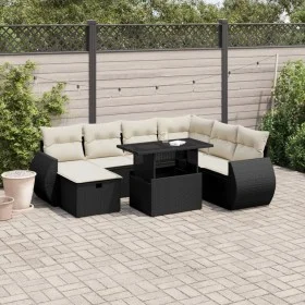 8-piece garden sofa set and black synthetic rattan cushions by vidaXL, Garden sets - Ref: Foro24-3275156, Price: 536,57 €, Di...