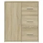 Sideboard aus Holzwerkstoff, 2 Stück, Sonoma-Eiche, 60 x 31 x 70 cm von vidaXL, Sideboards - Ref: Foro24-3276555, Preis: 158,...