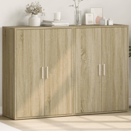 Sideboards 2 Stück, Holzwerkstoff Sonoma-Eiche 60x31x84 cm von vidaXL, Sideboards - Ref: Foro24-3276569, Preis: 142,33 €, Rab...