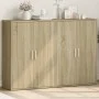 Sideboards 2 pcs engineered wood Sonoma oak 60x31x84 cm by vidaXL, Sideboards - Ref: Foro24-3276569, Price: 140,08 €, Discoun...