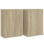 Sideboards 2 Stück, Holzwerkstoff Sonoma-Eiche 60x31x84 cm von vidaXL, Sideboards - Ref: Foro24-3276569, Preis: 142,33 €, Rab...