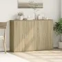 Sideboards 2 pcs engineered wood Sonoma oak 60x31x84 cm by vidaXL, Sideboards - Ref: Foro24-3276569, Price: 140,08 €, Discoun...