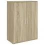 Sideboards 2 pcs engineered wood Sonoma oak 60x31x84 cm by vidaXL, Sideboards - Ref: Foro24-3276569, Price: 140,08 €, Discoun...