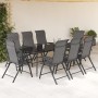 Klappbare Gartenstühle 8 Einheiten aus grauem synthetischem Rattan von vidaXL, Gartenstühle - Ref: Foro24-3270613, Preis: 560...