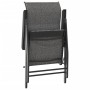 Sillas de jardín plegables 8 unidades ratán sintético gris de vidaXL, Sillas de jardín - Ref: Foro24-3270613, Precio: 560,34 €