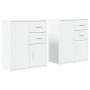 Sideboard aus Holzwerkstoff, 2 Stück, weiß, 60 x 31 x 70 cm von vidaXL, Sideboards - Ref: Foro24-3276560, Preis: 181,14 €, Ra...