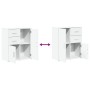 Engineered wood sideboard 2 pcs white 60x31x70 cm by vidaXL, Sideboards - Ref: Foro24-3276560, Price: 181,00 €, Discount: %
