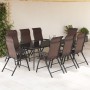Klappbare Gartenstühle 8 Einheiten braunes synthetisches Rattan von vidaXL, Gartenstühle - Ref: Foro24-3270611, Preis: 641,41...