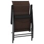 Klappbare Gartenstühle 8 Einheiten braunes synthetisches Rattan von vidaXL, Gartenstühle - Ref: Foro24-3270611, Preis: 641,41...