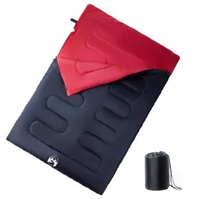 Double sleeping bag and pillows camping adults 3-4 seasons by vidaXL, Sleeping bag - Ref: Foro24-94446, Price: 60,61 €, Disco...