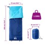 Camping-Schlafsack für Erwachsene, 3 Jahreszeiten von vidaXL, Schlafsack - Ref: Foro24-94459, Preis: 27,96 €, Rabatt: %