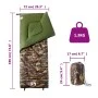 Camping-Schlafsack für Erwachsene, 3 Jahreszeiten von vidaXL, Schlafsack - Ref: Foro24-94465, Preis: 36,88 €, Rabatt: %