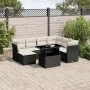 8-piece garden sofa set and black synthetic rattan cushions by vidaXL, Garden sets - Ref: Foro24-3266756, Price: 508,76 €, Di...